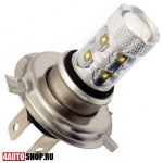   Светодиодная автолампа H4 10 LED CREE (2шт.)